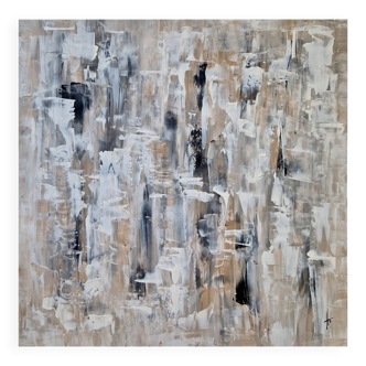 Abstract painting table