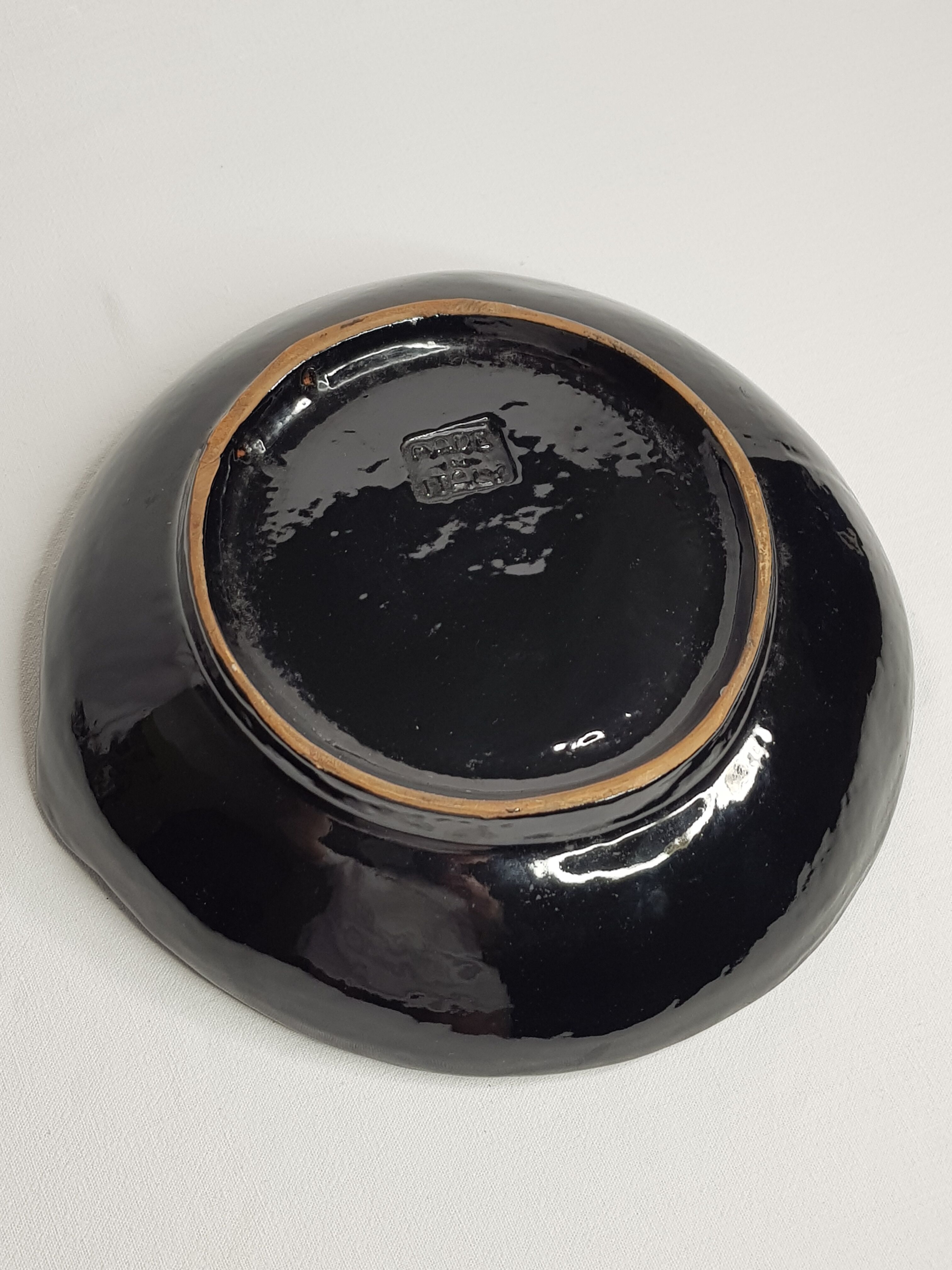 "panther" trinket bowl Italy, 24 cm