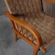 Pair of oak and rope arm chairs - Germany 1950s