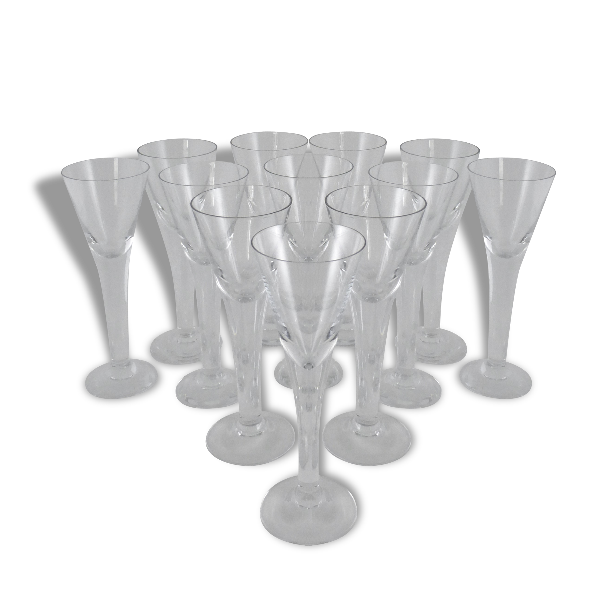 Following Snaps glasses - sign Piersson-Melin - Boda - Mid-1970's