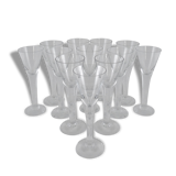 Following Snaps glasses - sign Piersson-Melin - Boda - Mid-1970's