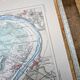 Saint-Germain-en-Laye, printed map from 1883.