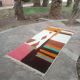 Beni Ourain Berber rug, handwoven in traditional style, size 100 x 200 cm.