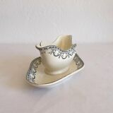 Iron earth saucière "Garlands Louis XVI" Salins