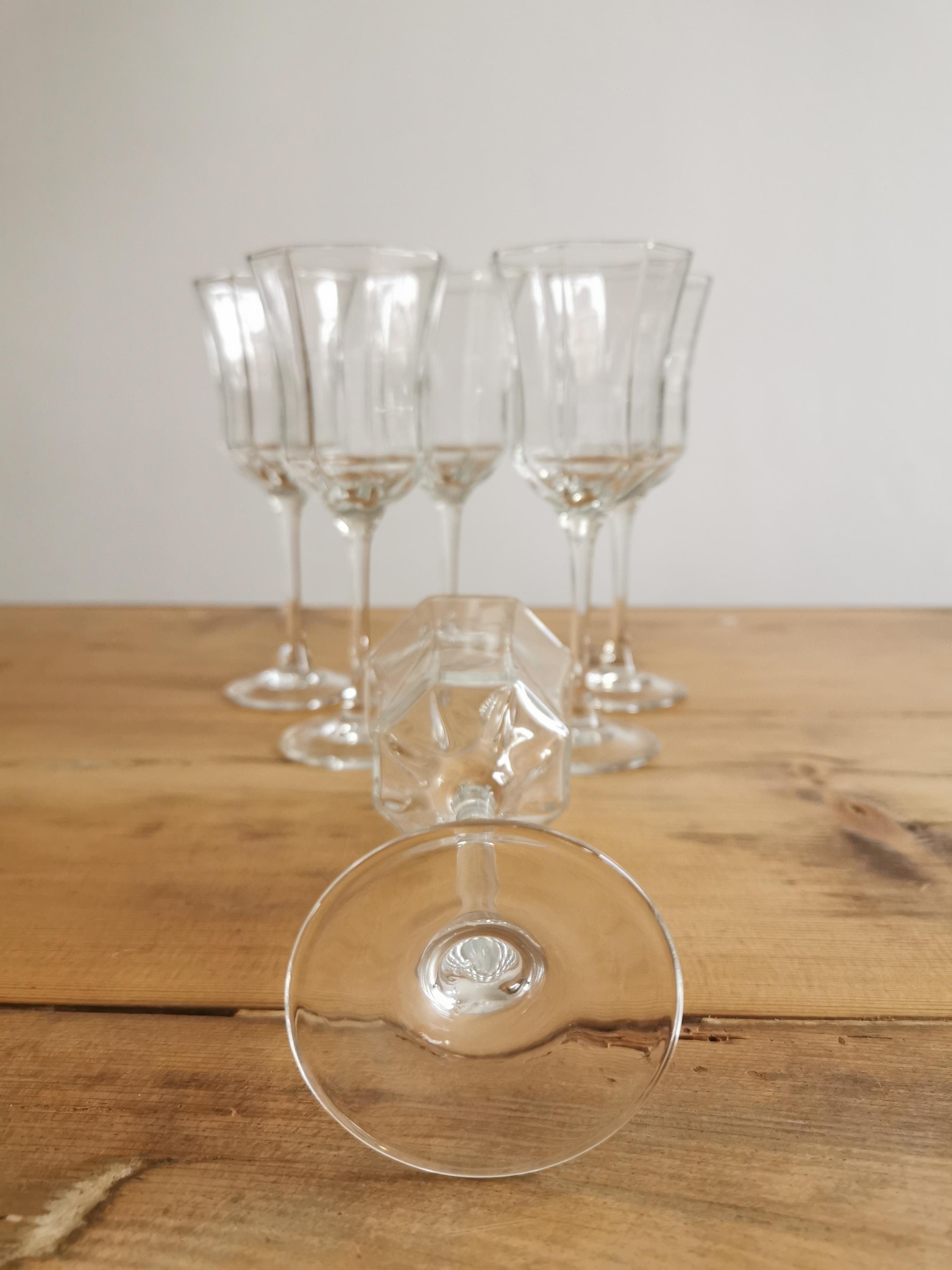 Service of 6 wine glasses Luminarc France