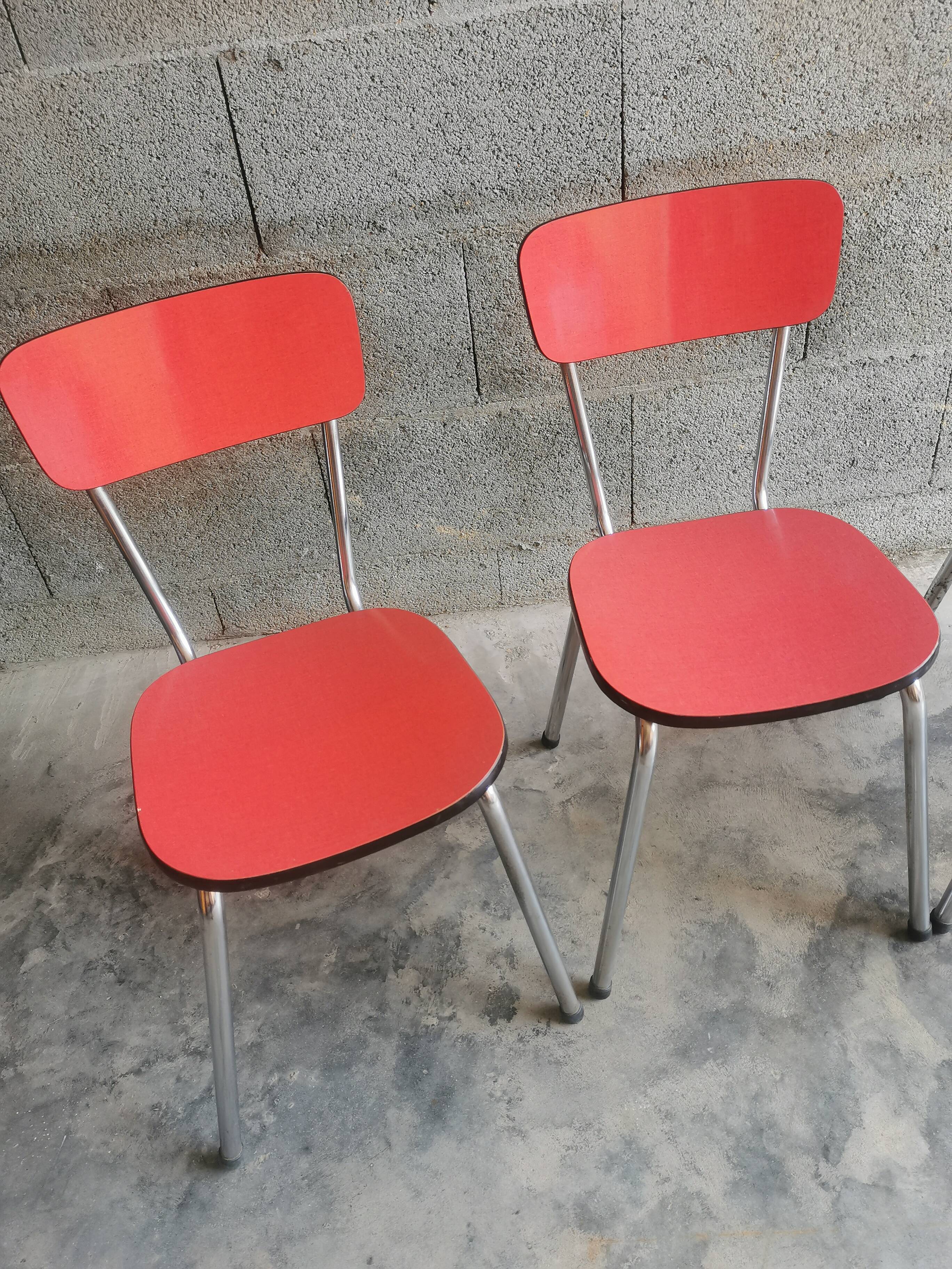 Vintage formica table and 4 chairs