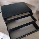 Imitation cardboard box cabinet, storage 3 drawers