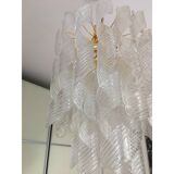 Lustre italien en verre de Murano