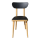 Chair 1950 skaï black light beech