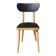 Chair 1950 skaï black light beech