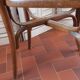 Curved wood bistro chair