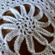 Dessus de lit ancien en crochet fait main