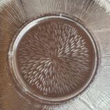 Very large vintage salad bowl with a stylised flower petal pattern H14.5