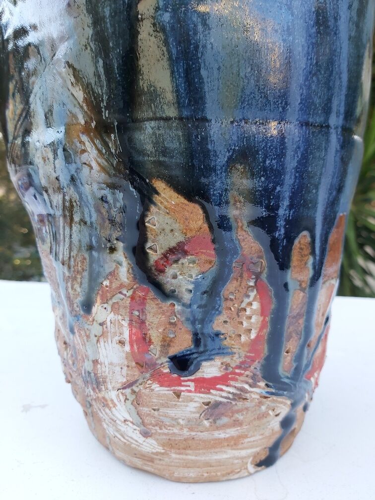 Vase Thierry Basile céramique 38 cm