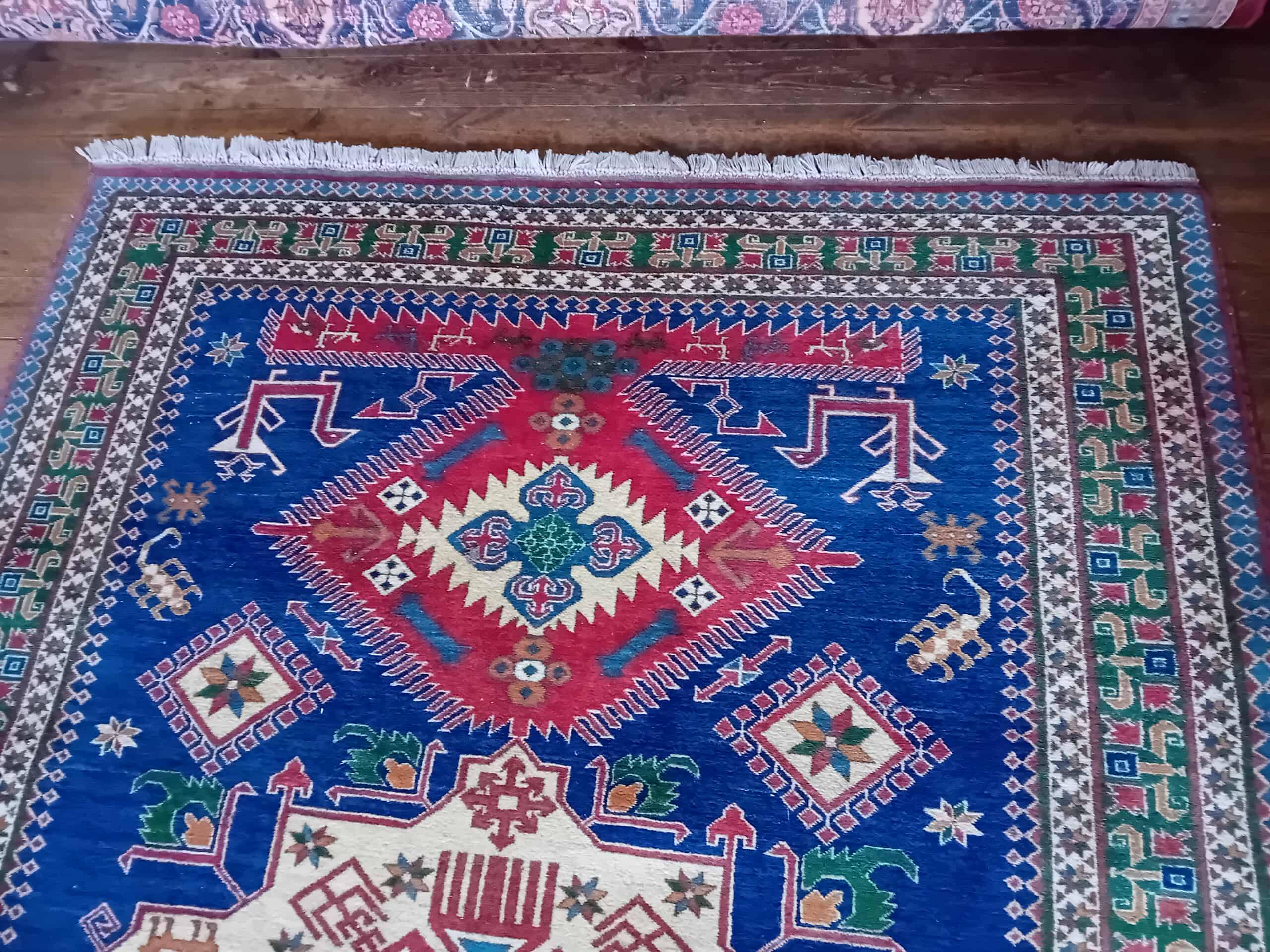 Handmade Chechen Caucasian Rug 234x175cm