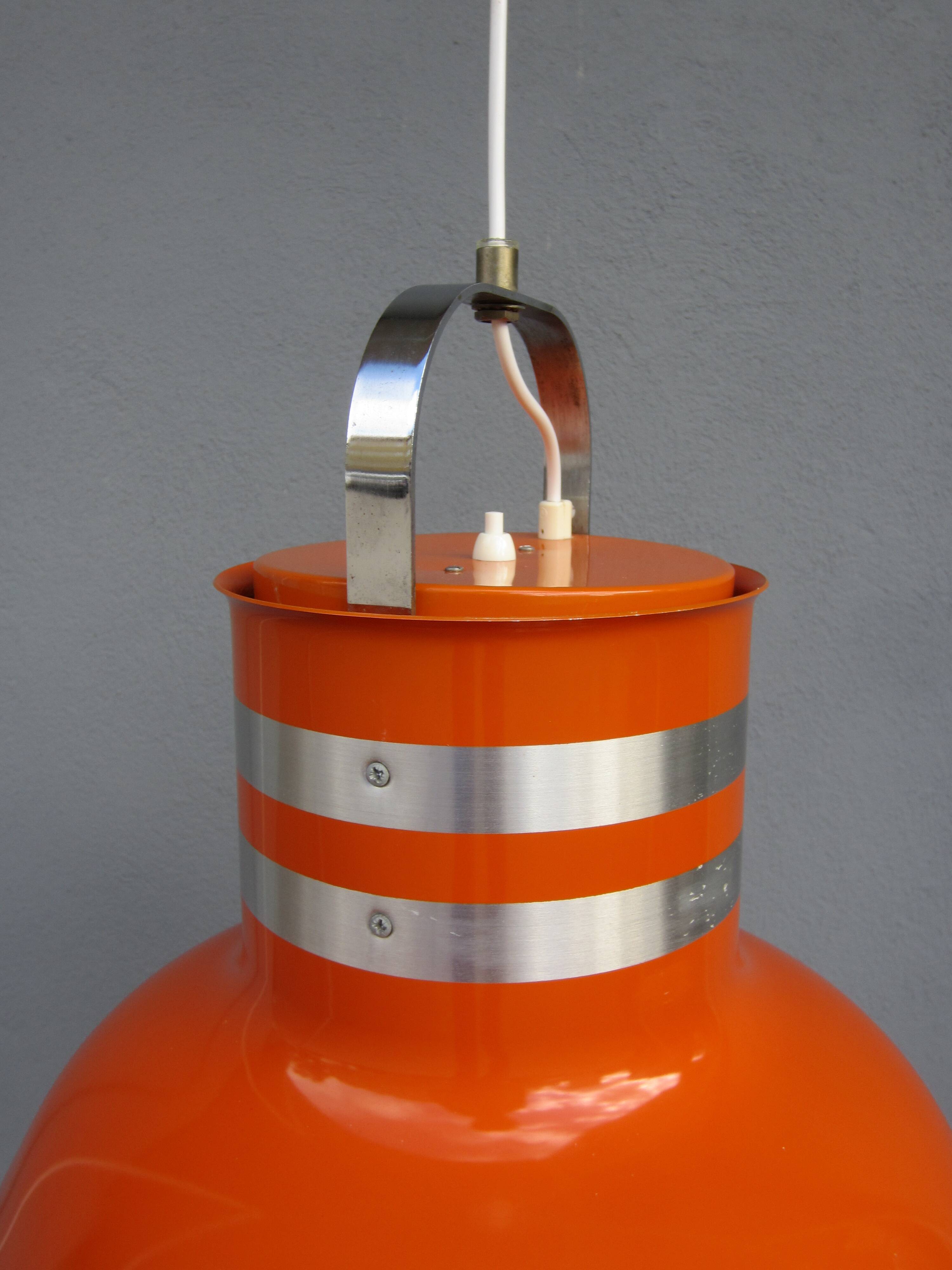 Scandinavian 70s Hinken pendant light by Per Sundstedt for Kosta Lampan