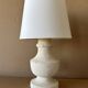 Vintage stone table lamp