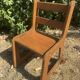 Vintage wooden children's sled chair – 60s/70s design furniture