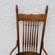 Vintage high chair from the 1960s in solid wood, chic country style.