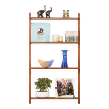 Étagères danoises en teck du milieu du siècle, lot de 4, années 1960