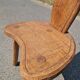 Vintage Brutalist Low Chair