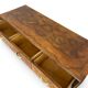 Italian burl walnut art deco console table, 1930s.