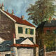 Paris Montmartre cabaret Lapin Agile, oil on canvas 1965