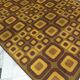 Modernist op-art rug with abstract graphic pattern by Magura, Germany 1960s
