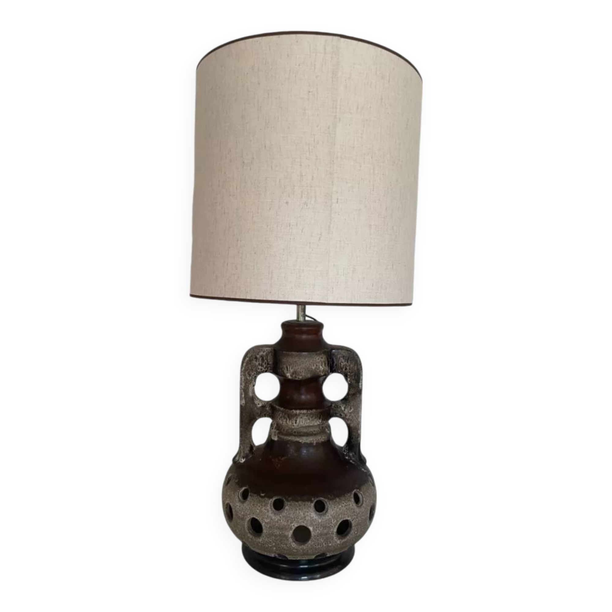 Mid-Century Modern Fat Lava Table Lamp, 1970s