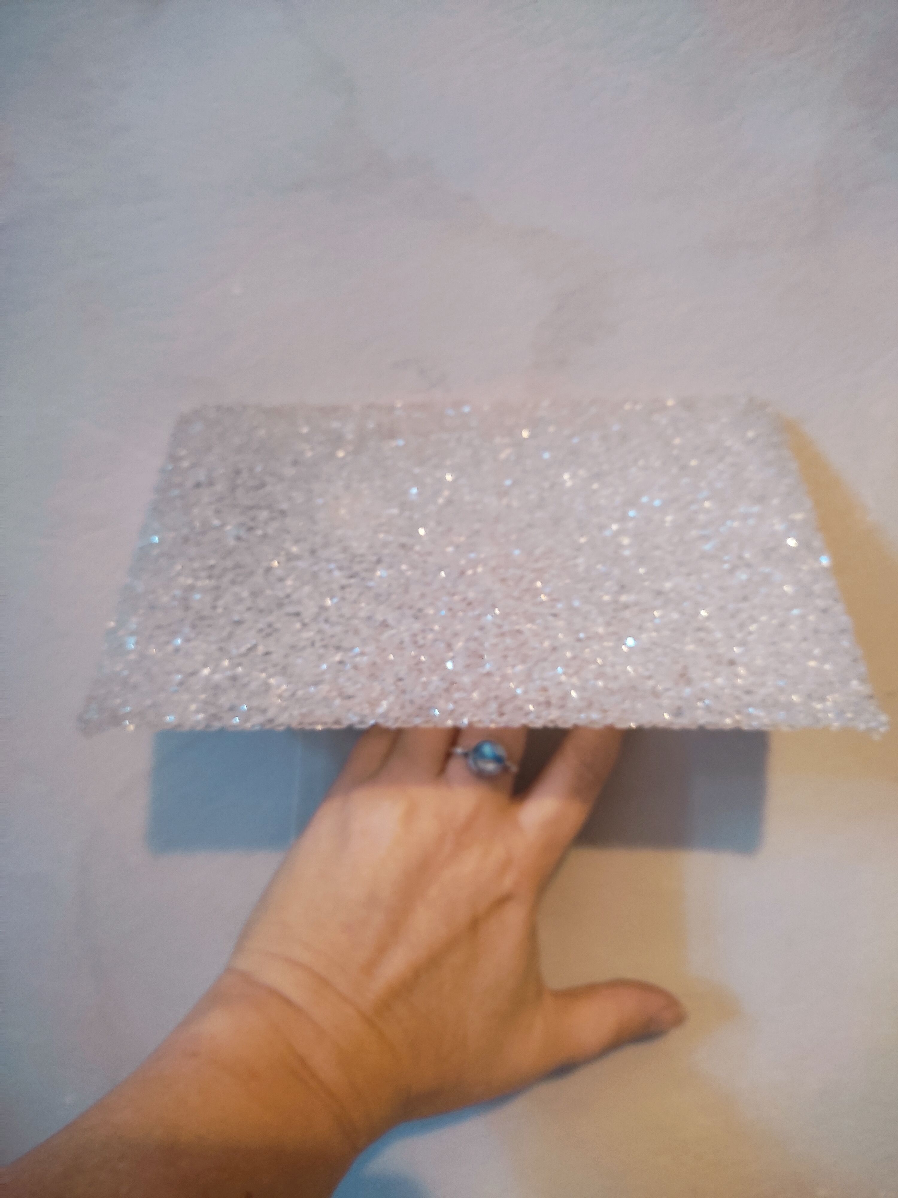 Modernist wall lamp perspex