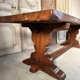 Solid oak kitchen dining room table