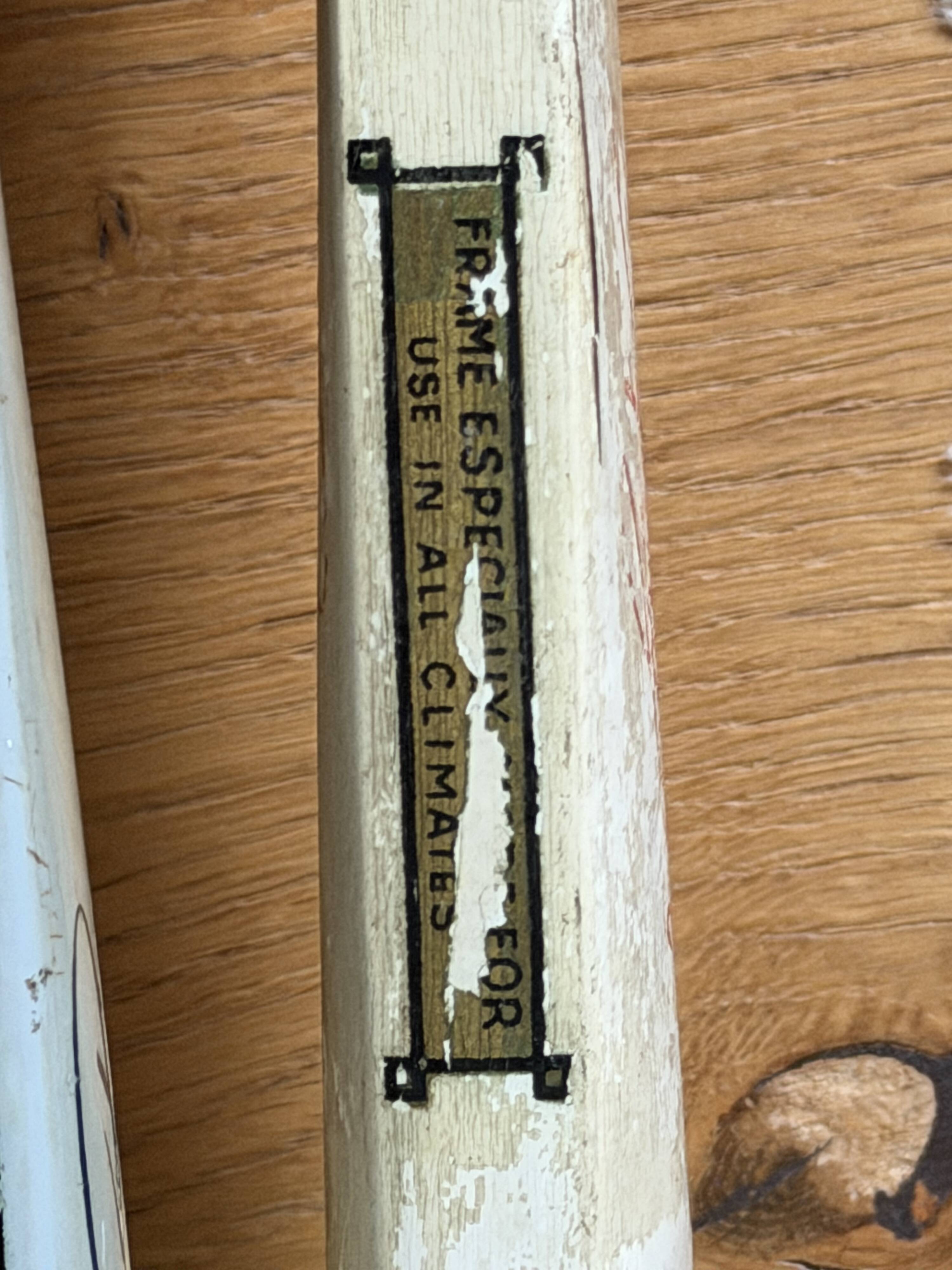 Vintage Pinguin rackets from the 1960s.