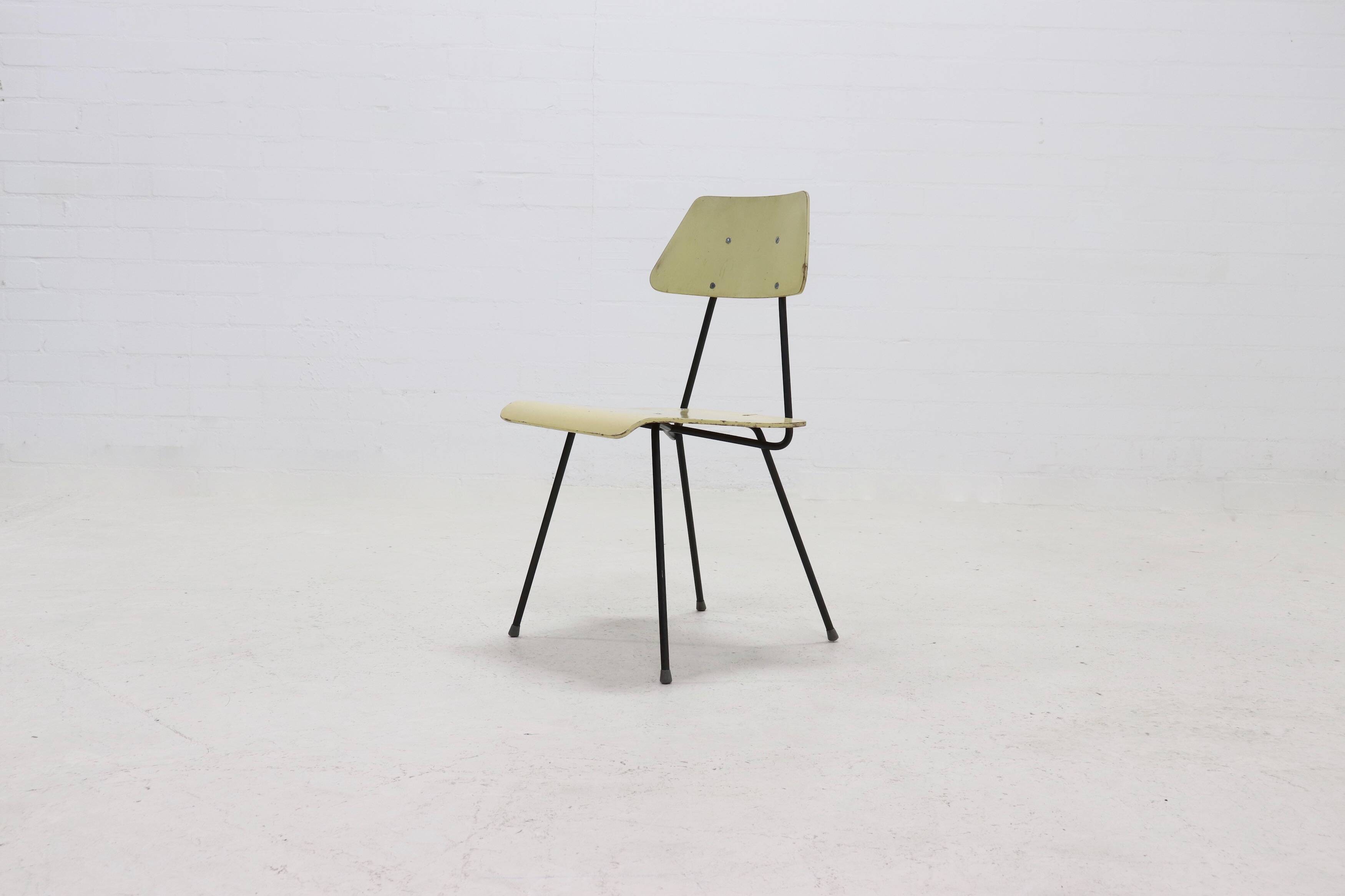 Rare Side Chair by Rob Parry for Dico Netherlands 1950s