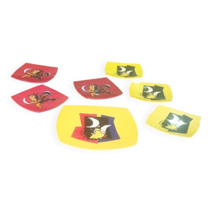 Assiettes 6 plates et - plat