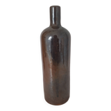Brown stoneware bottle