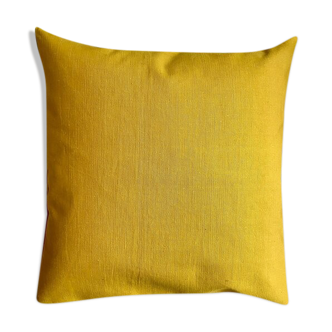 Yellow oilcloth cushion 40 cm