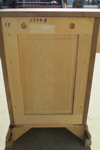 Minister in solid walnut desk