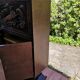 Vintage Art Deco carved bar cabinet