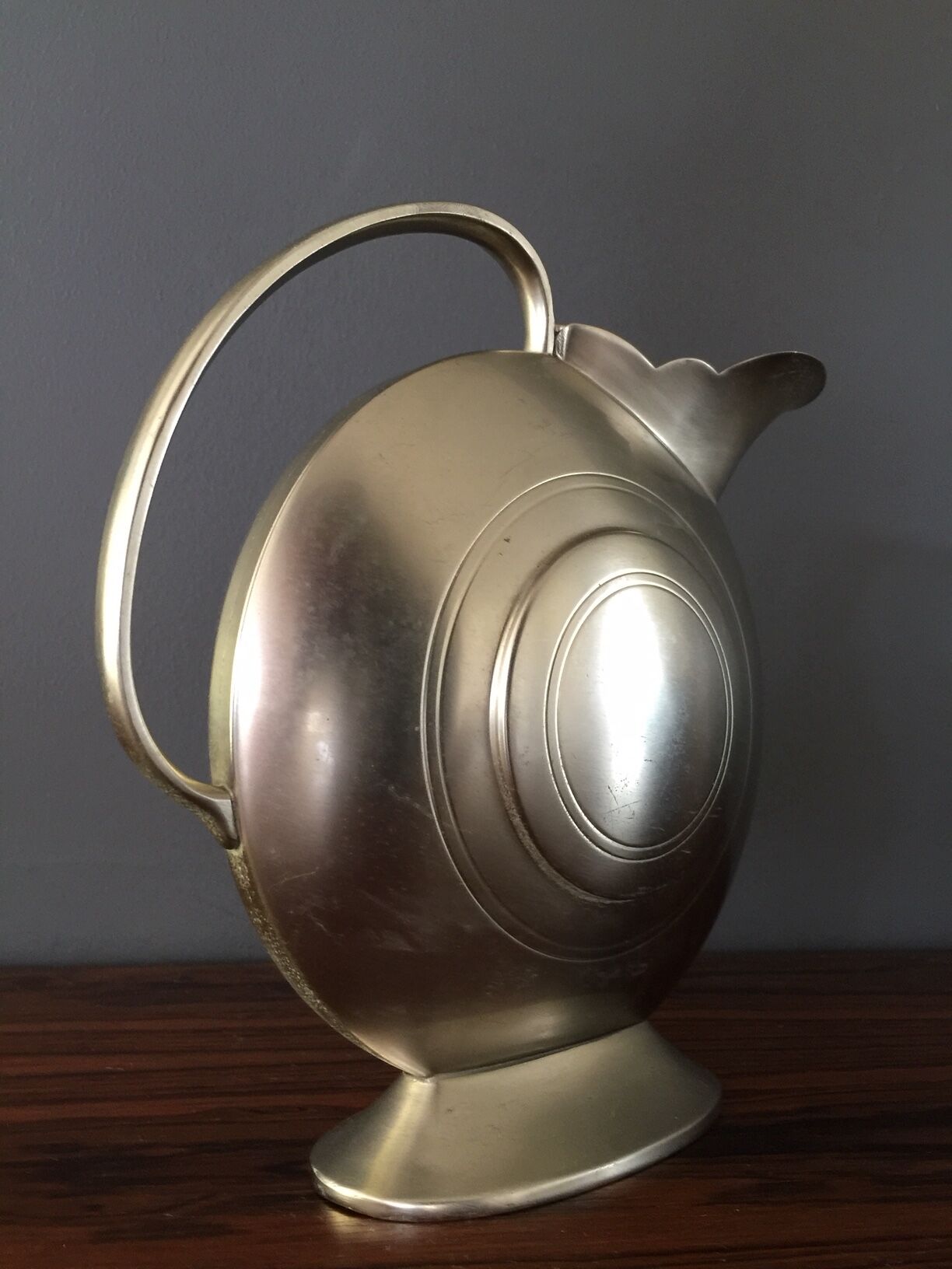 deco art deco carafe in metal from METAWA 1930