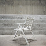 Set of 4 folding garden chairs Youpy, René Gleizes, vintage 60s