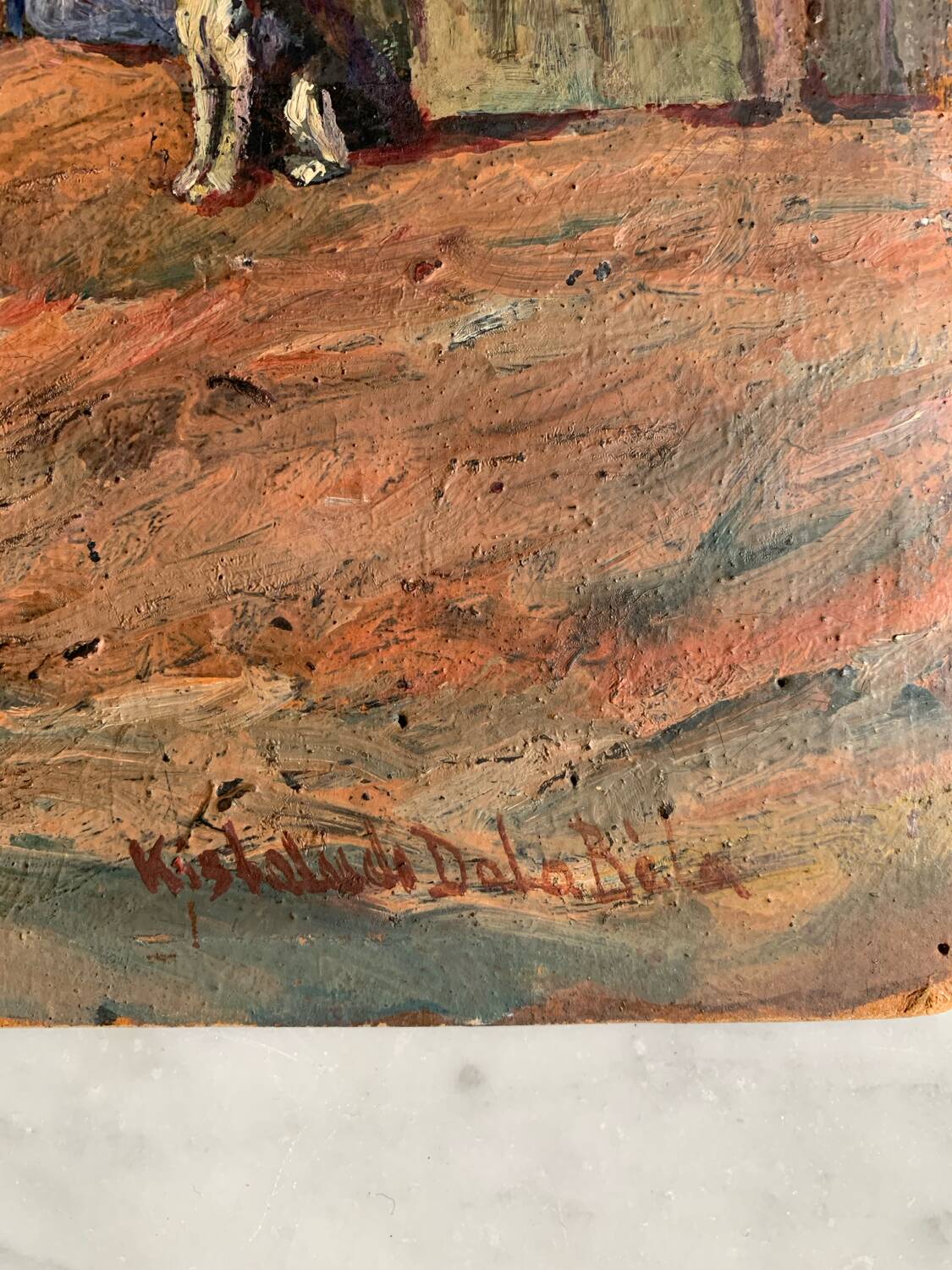 Tableau « un dimanche à la campagne «