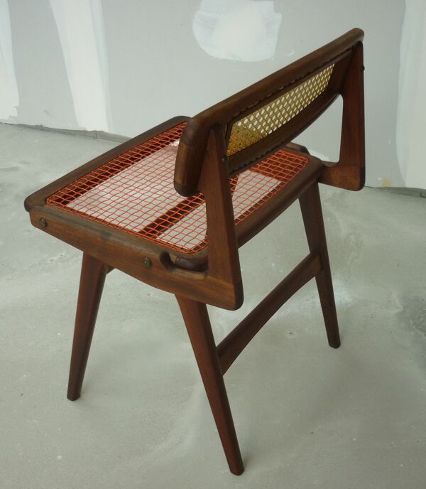 Chaise de bureau pieds compas 50/52