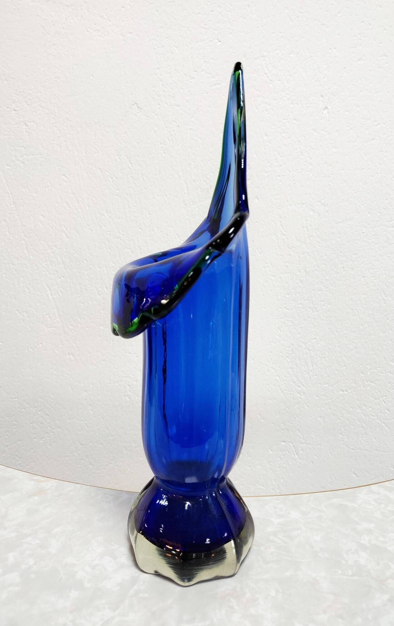 Murano glass vase in the shape of a Calla lily, 1960s