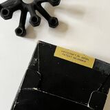 Scandinavian black cast iron candle holder, Danish Jens Quistgaard 1960