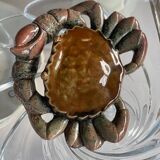 Glazed ceramic crab