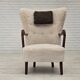 1960s, Danish design by A. Christensen for Slagelse Møbelværk, sheepskin.