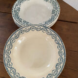 Iron earth soup plates from Moulin des Loups and Salins.