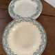 Iron earth soup plates from Moulin des Loups and Salins.