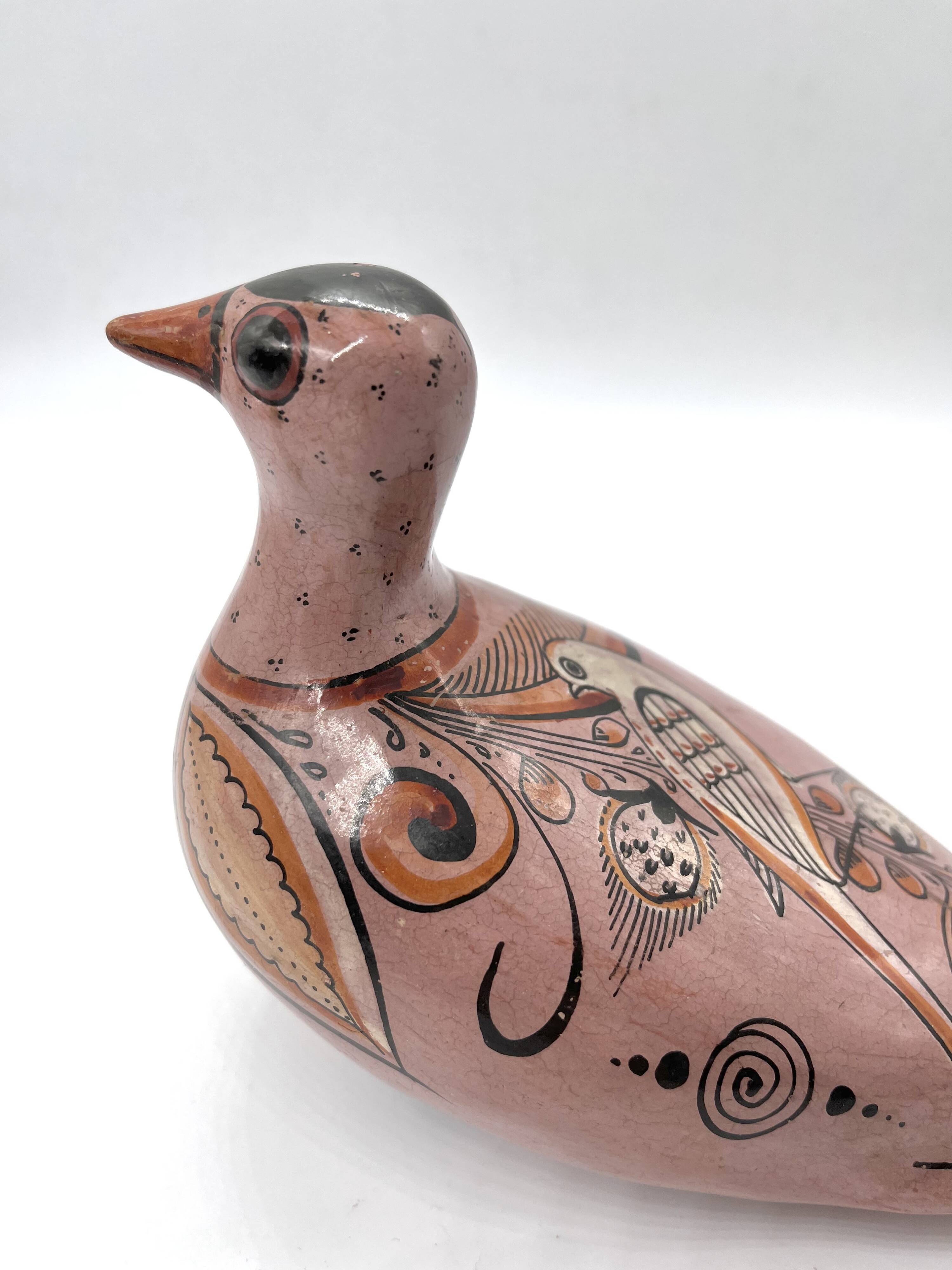 Bird Mexico vintage Mexican ceramic