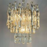 Murano glass chandelier attributed to J. Kalmar, Austria, 1960s.